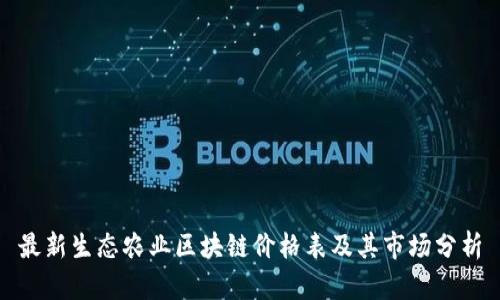 最新生态农业区块链价格表及其市场分析